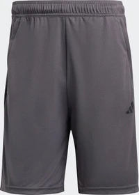 adidas Train Essentials Piqué 3-Streifen Trainingshose kurz grey five/black (Herren)