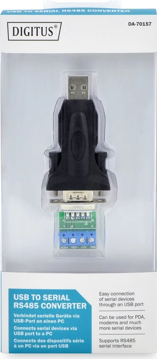 Digitus Adapter USB 2.0 A Stecker auf Serielle Buchse
