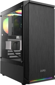 Gamdias Aura GC8, schwarz, Glasfenster (16333-443A3-10000-G)