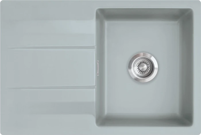 systemceram Genea 75 F Einbau Becken reversibel titan