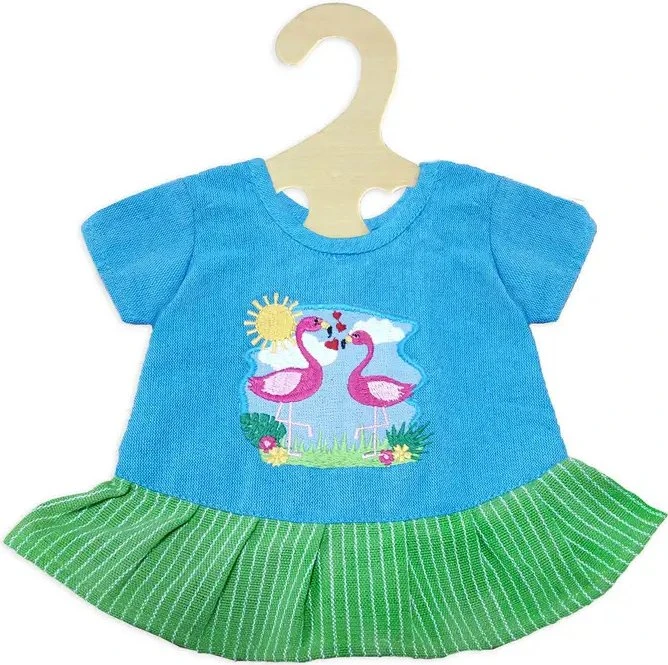 Heless Fair Trade Kleid Flamingo 35-45cm