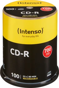 Intenso CD-R 80min/700MB, 52x, 100er Spindel