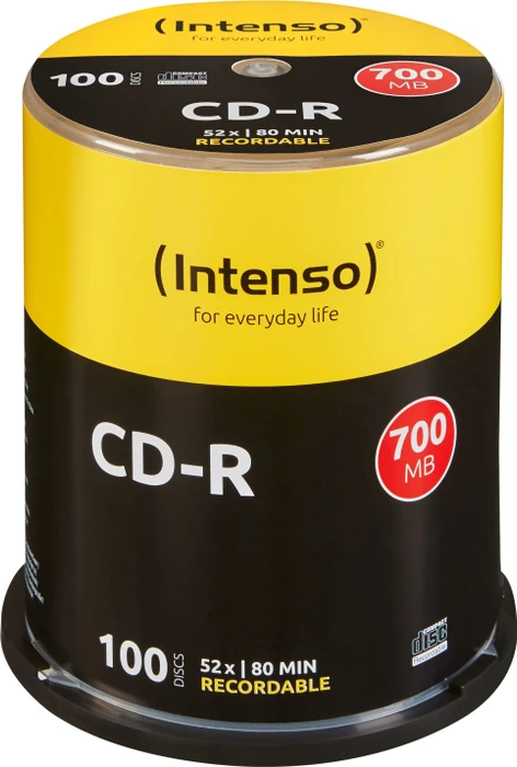 Intenso CD-R 80min/700MB, 52x, 100er Spindel