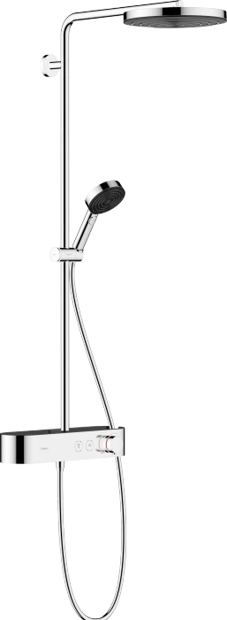 Hansgrohe Pulsify S Showerpipe 260 1jet mit ShowerTablet Select 400 Duschsystem