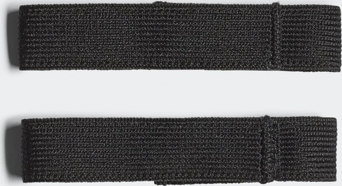 adidas Stutzenhalter Band schwarz/weiß