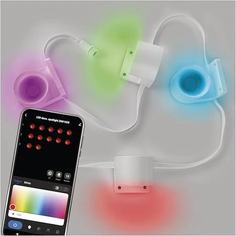 Emos Go Smart-Spot Lichterkette Erweiterung LED 4x warmweiß-tageslichtweiß RGBIC