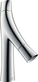 Hansgrohe Axor Starck Organic 80 Waschbeckenarmatur mit Ablaufgarnitur polished black chrome