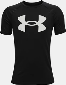 Under Armour Tech Big Logo Funktionsshirt kurzarm schwarz/weiß (Junior)