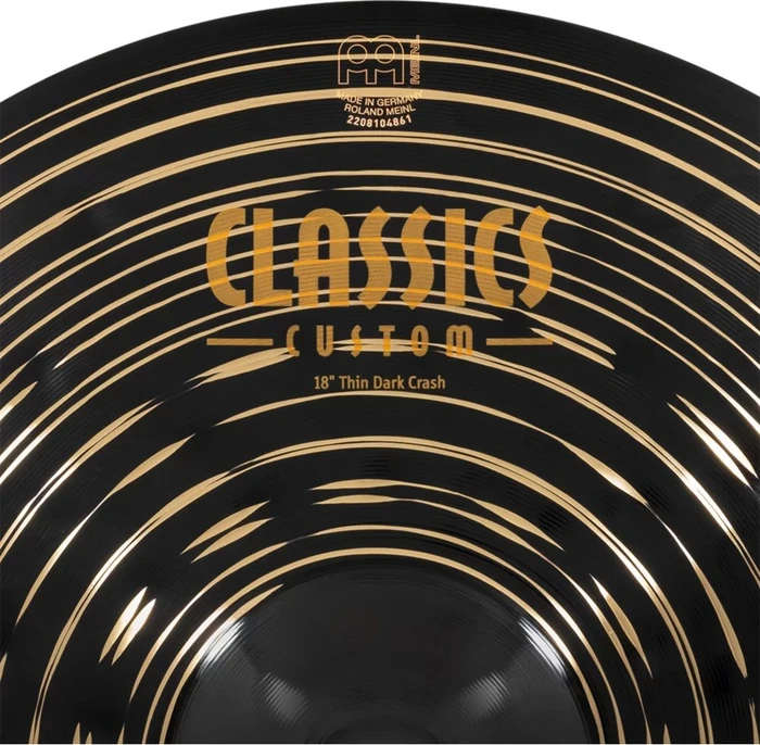 Meinl Classics Custom Dark Thin Crash 18"