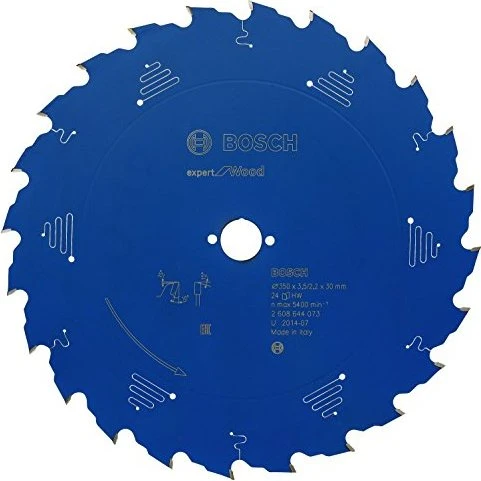 Bosch Professional Expert for Wood Kreissägeblatt 24Z, 350x2.2x30mm, 1 Stück