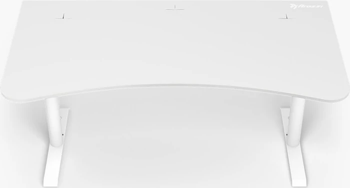 Arozzi Arena Gaming Desk Schreibtisch 160x82cm weiß/weiß