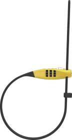 ABUS Combiflex Travelguard 45cm Kabelschloss, Zahlenkombination gelb