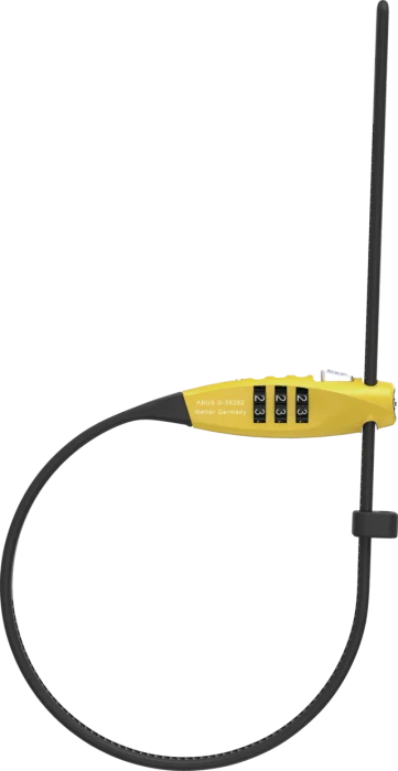 ABUS Combiflex Travelguard 45cm Kabelschloss, Zahlenkombination gelb