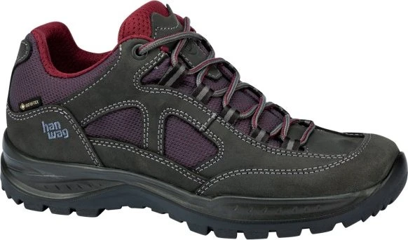 Hanwag Gritstone II GTX asphalt/dark garnet (Damen)