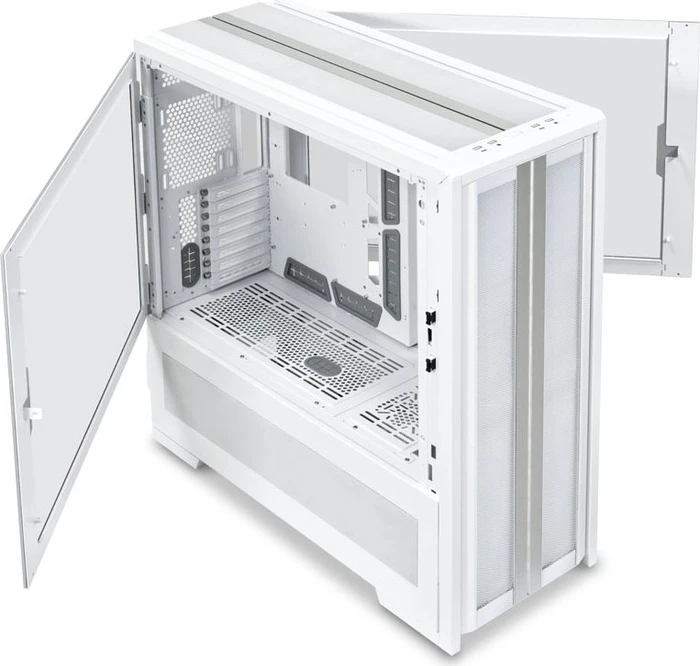 Lian Li V3000 Plus, weiß, Glasfenster