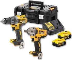 DeWalt DCK2077P2T Kombopack Akku-Maschinenset inkl. Koffer + 2 Akkus 5.0Ah