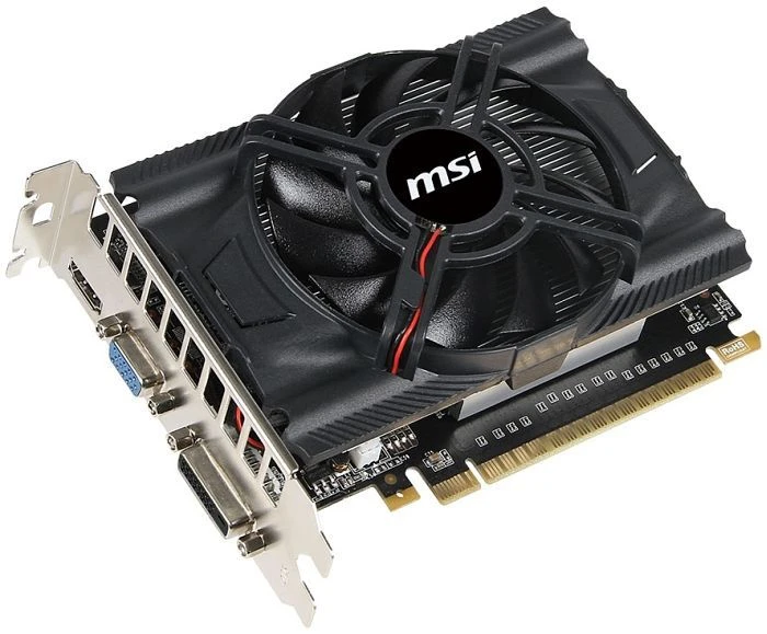 MSI GeForce GTX 650, N650-2GD5/OC, 2GB GDDR5, VGA, DVI, HDMI