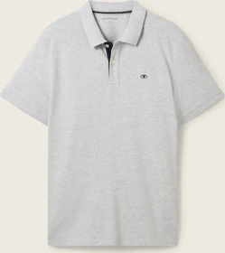 Tom Tailor Piqué Poloshirt kurzarm grey heather melange (Herren)