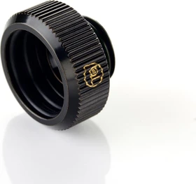 Bitspower Touchaqua Hardtube Adapter G1/4" auf 16mm, Glorious Black, 2er-Pack