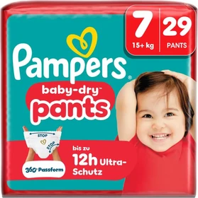 Pampers Baby-Dry pants Gr.7 Einwegwindel, 15+kg, 29 Stück