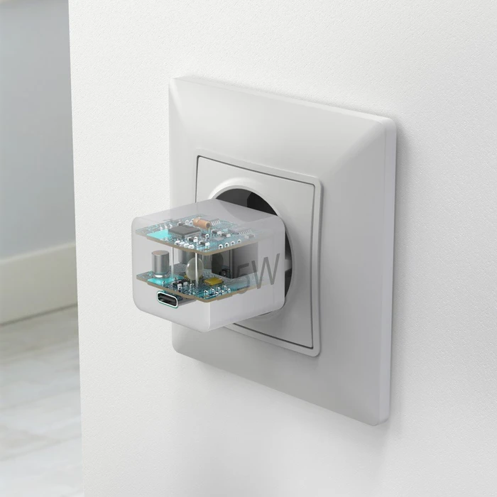 Hama Schnellladegerät USB-C PD/Qualcomm Mini-Ladegerät 25W weiß