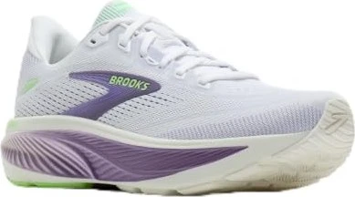 Brooks Ghost 18 white/purple hebe/green (Damen)