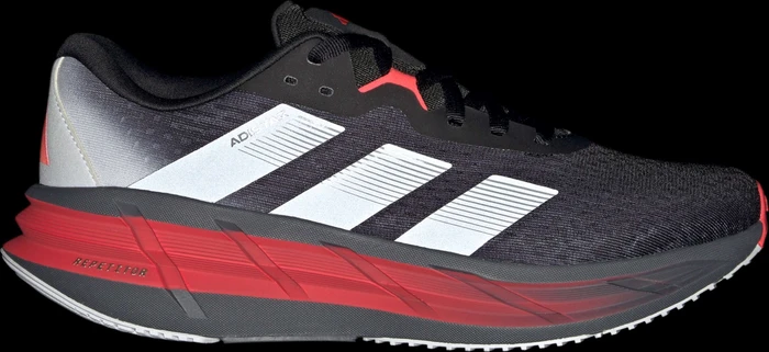 adidas Adistar 3 core black/iron metallic/lucid red (Herren)
