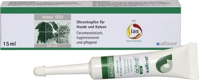 alfavet Actea OTO Ohrentropfen für Hunde & Katzen, 15ml