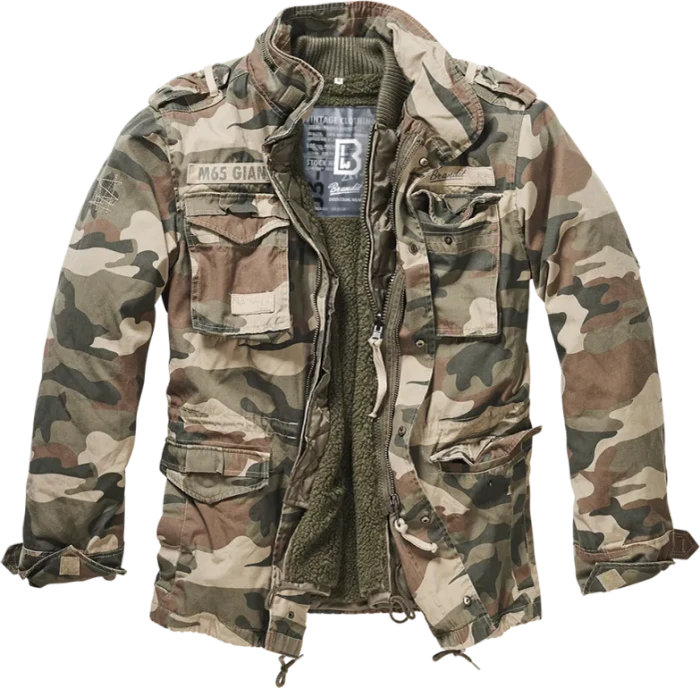 Brandit M65 Giant Jacke light woodland (Herren)