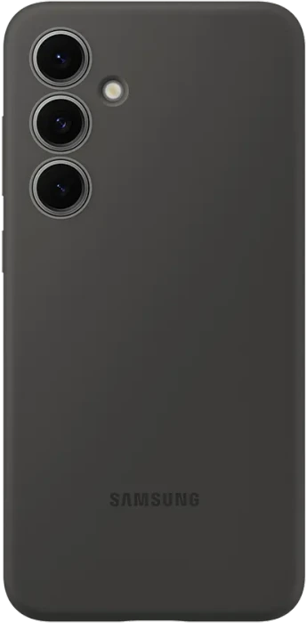 Samsung Silicone Case für Galaxy S24 FE schwarz
