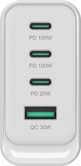 Conceptronic 4-Port 100W GaN USB-PD-Ladegerät weiß