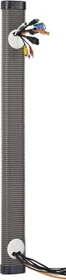 Fränkische MMR-S Multimedia-Rohr Wohnzimmer Set, 92x50mm, 1.5m, grau
