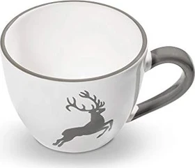 Gmundner Keramik Grauer Hirsch Teetasse Maxima 400ml