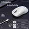 Attack Shark X3 Wireless Gaming Mouse weiß, USB/Bluetooth Vorschaubild