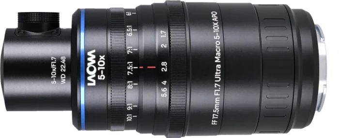 Laowa Aksen 17.5mm 1.7 5-10x Ultra Macro APO Coaxial Lighting für L-Mount