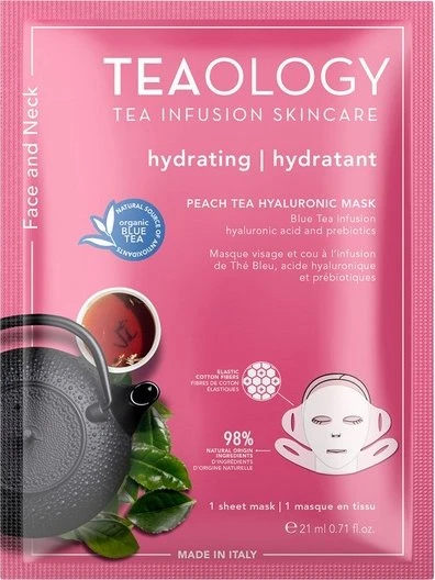 Teaology Peach Tea Hyaluronic Mask, 21ml