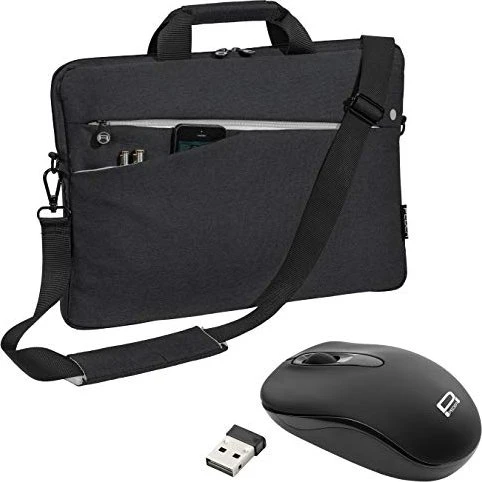 Pedea Fashion 17.3" Notebooktasche + Maus schwarz