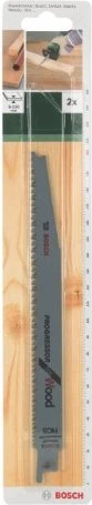 Bosch DIY S2345X HCS Progressor for Wood Säbelsägeblatt, 203mm, 2 Stück