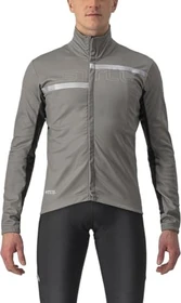 Castelli Transition 2 Fahrradjacke nickel grey/dark grey/silver reflex (Herren)
