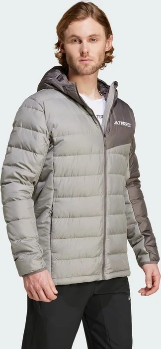 adidas Terrex Multi Light Hooded Daunen Jacke charcoal solid grey/charcoal (Herren)