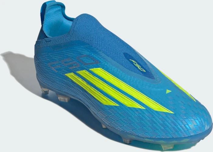 adidas F50 Elite Laceless FG lucid ray blue/team solar yellow 2/lucid aquamarine (Junior)