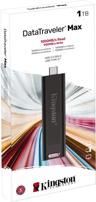 Kingston DataTraveler Max 1TB, USB-C, USB 3.2 Gen 2×1