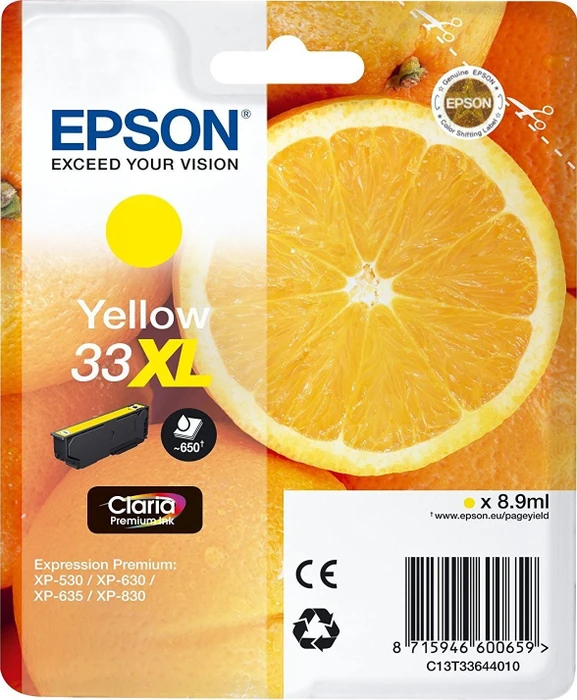 Epson Tinte 33XL gelb