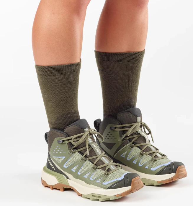 Salomon X Ultra 360 Edge Mid GTX tea/deep lichen green/brunnera blue (Damen)