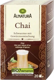 Alnatura Chai-Schwarztee Beutel, 20 Stück
