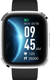 Garett Electronics GRC Style mit Silikonarmband silber/schwarz