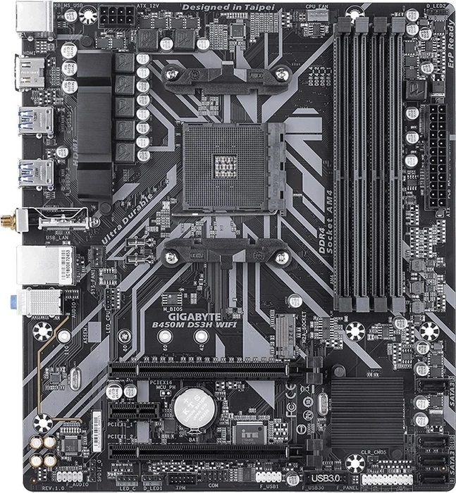 GIGABYTE B450M DS3H WIFI (AMD AM4)