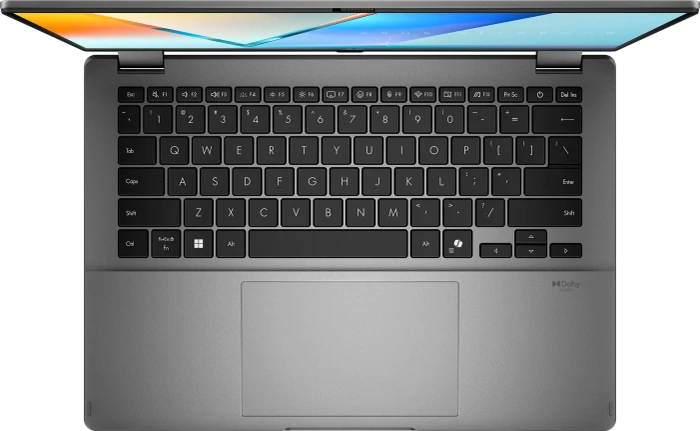 ASUS VivoBook 14 Flip TP3407SA-QL003W, Matte Gray, Core Ultra 5 226V, 16GB RAM, 512GB SSD, DE