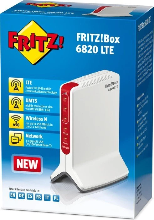 FRITZ! FRITZ!Box 6820 LTE, Router/ Modem, LTE