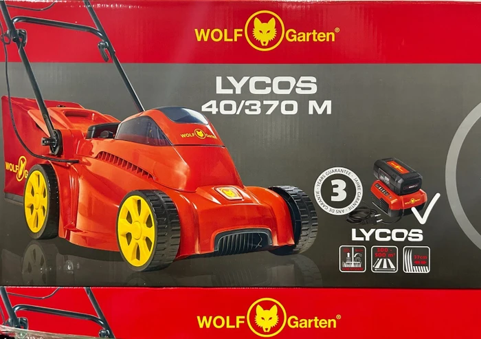 Wolf-Garten Lycos 40/370 M Akku-Rasenmäher inkl. Akku 5.0Ah